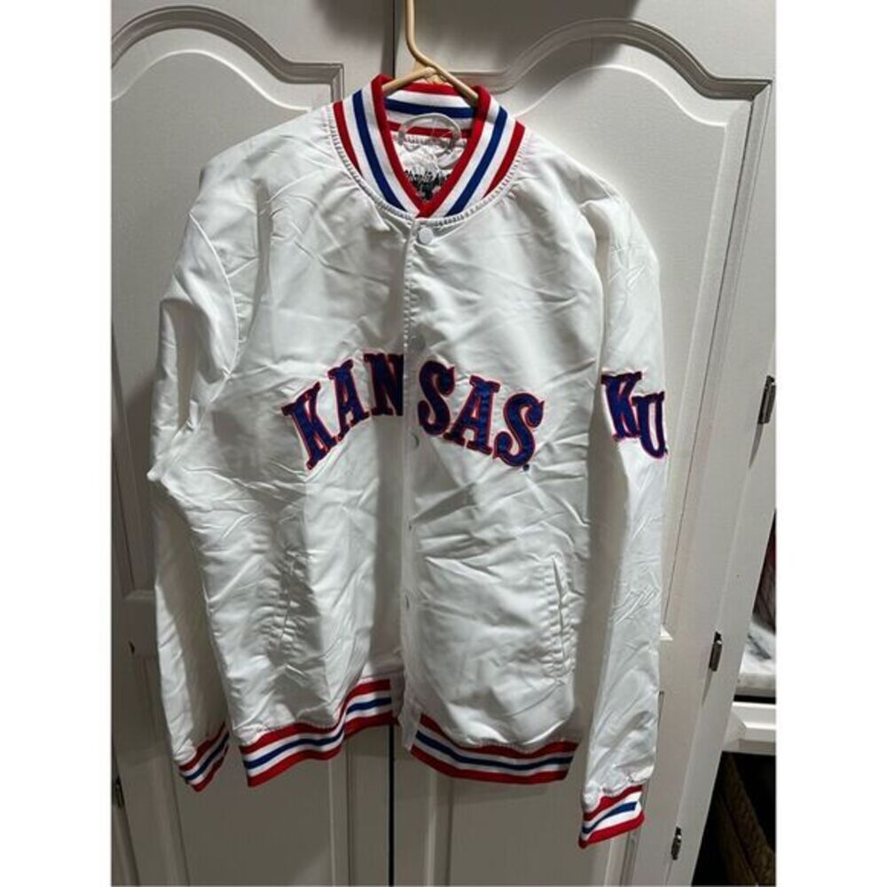 Charlie Hustle Kansas Circus Font Varsity Jacket size Large see description